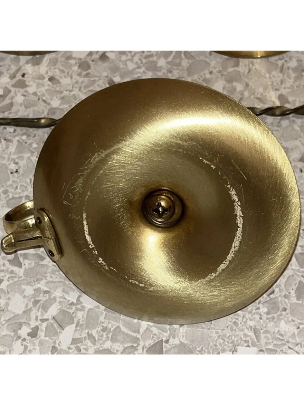 Brass Candlestick Holders Chamber Style one Stick Snuffer Lot of 4